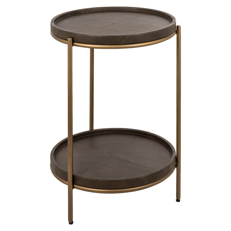 Bijzettafel Zillon (Brown) van Richmond Interiors – Luxe comfort op maat van PureWonen. Vraag naar de beste prijs.