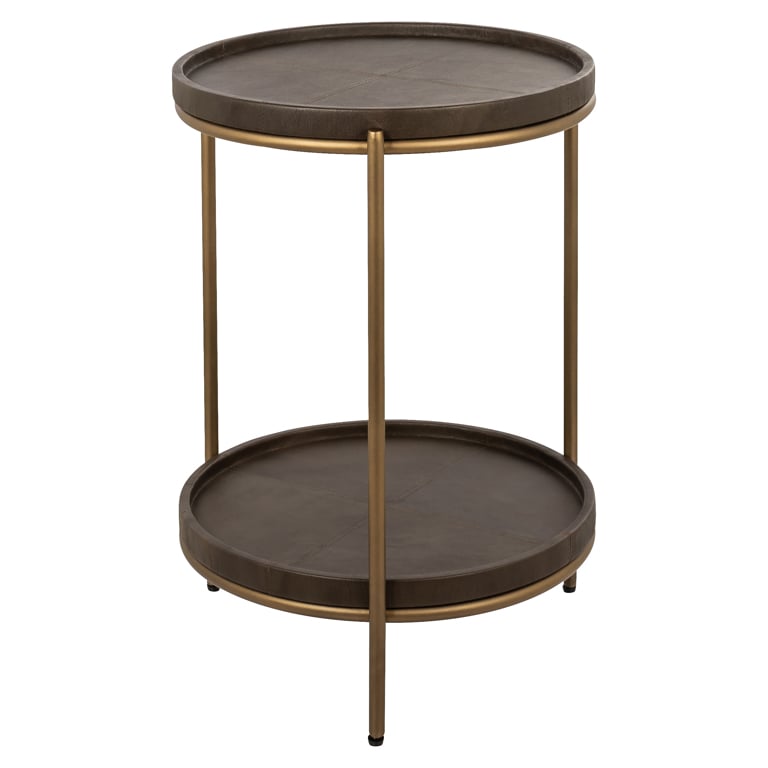 Bijzettafel Zillon (Brown) van Richmond Interiors – Luxe comfort op maat van PureWonen. Vraag naar de beste prijs.