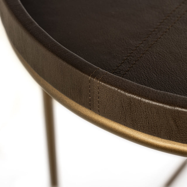 Wandtafel Zillon (Brown) van Richmond Interiors – Luxe comfort op maat van PureWonen. Vraag naar de beste prijs.