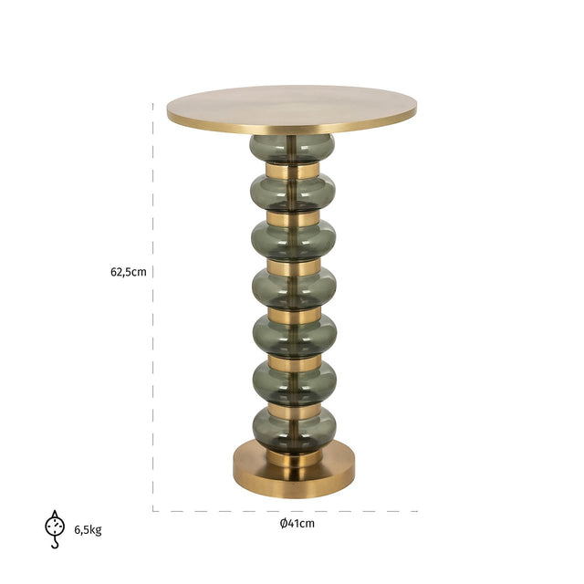 Bijzettafel Bowiene groen (Green) van Richmond Interiors – Luxe comfort op maat van PureWonen. Vraag naar de beste prijs.