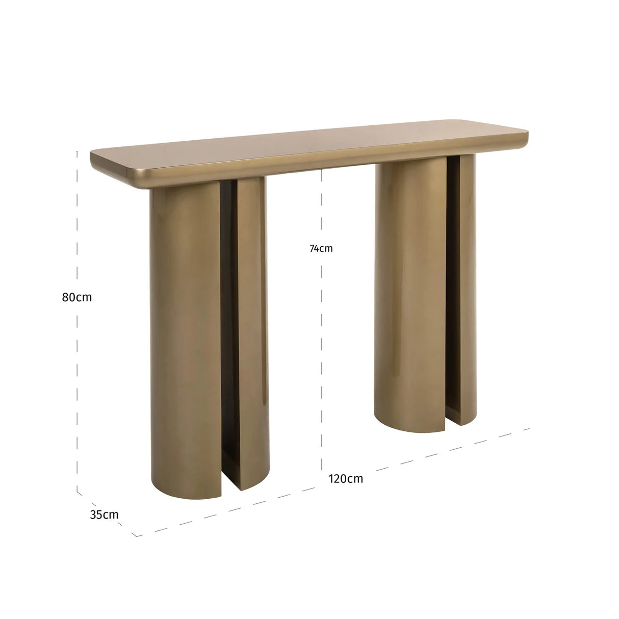 Console Whisker gold