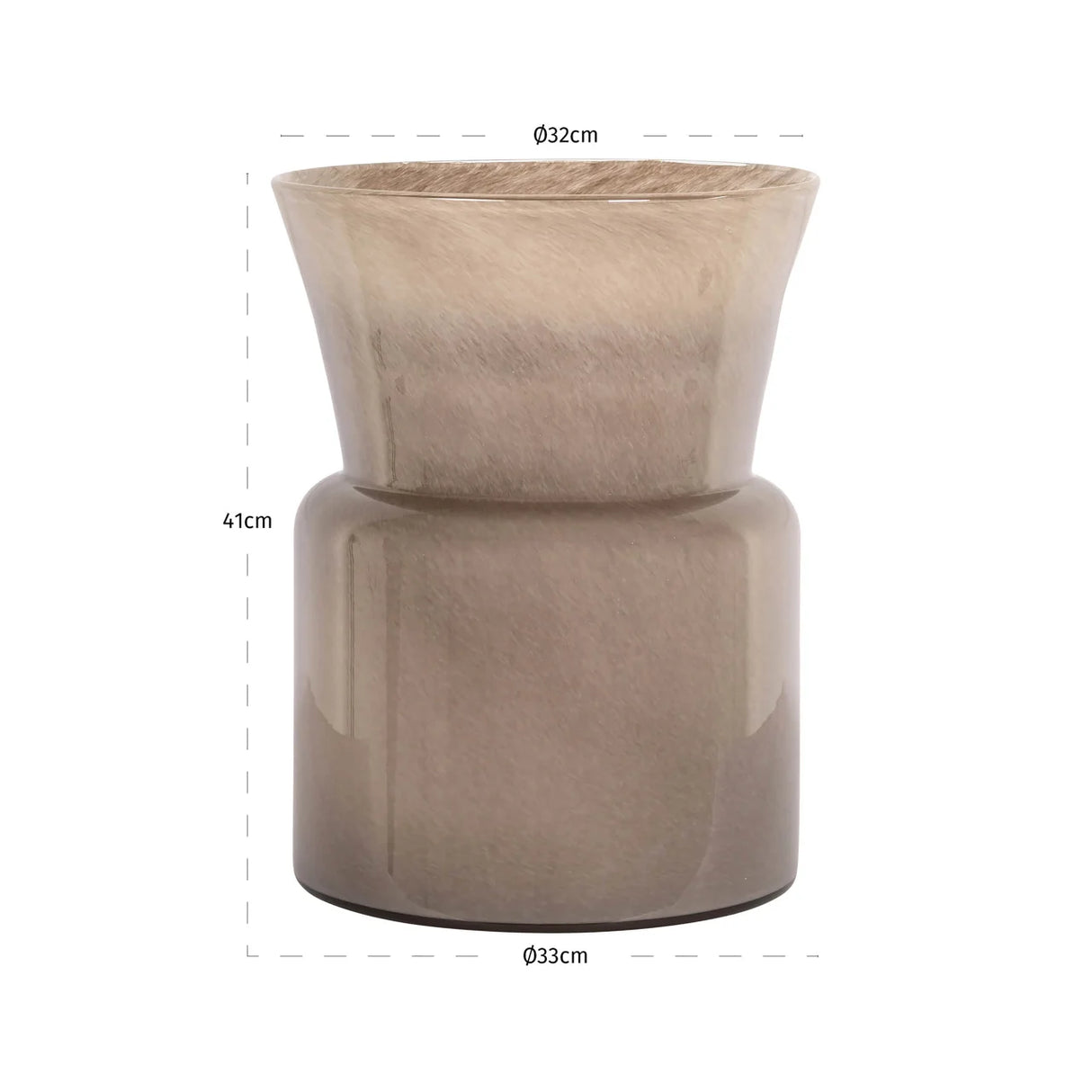 Vaas Milo taupe