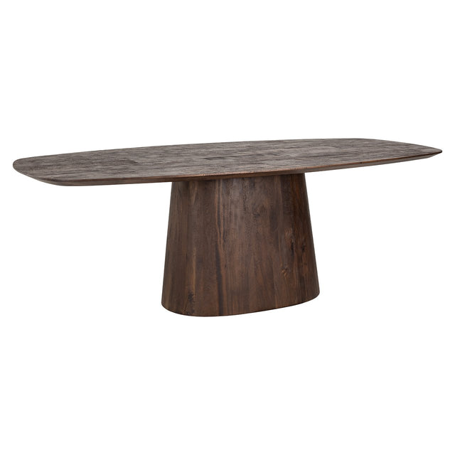 Eettafel Alix Deens ovaal 230 (Dark brown) van Richmond Interiors – Luxe comfort op maat van PureWonen. Vraag naar de beste prijs.