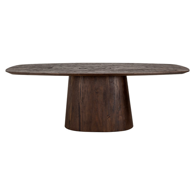 Eettafel Alix Deens ovaal 230 (Dark brown) van Richmond Interiors – Luxe comfort op maat van PureWonen. Vraag naar de beste prijs.