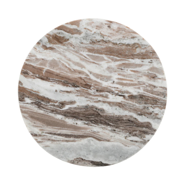 Bijzettafel Oberoy Blush beige 45Ø