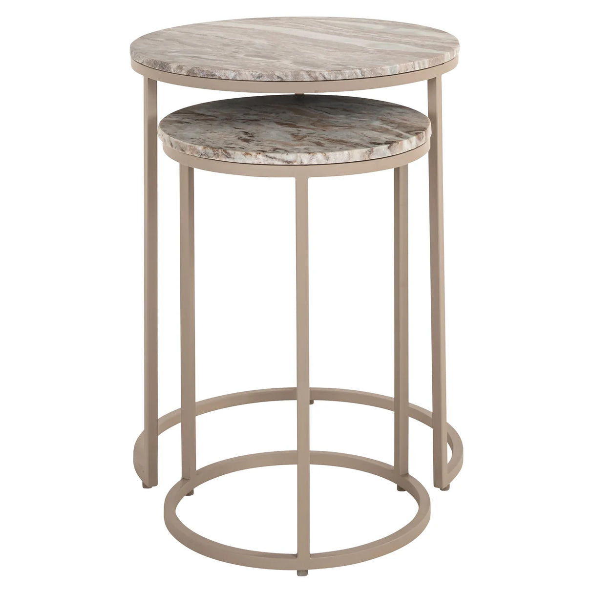 Bijzettafel Fairfax clay (Set of 2)
