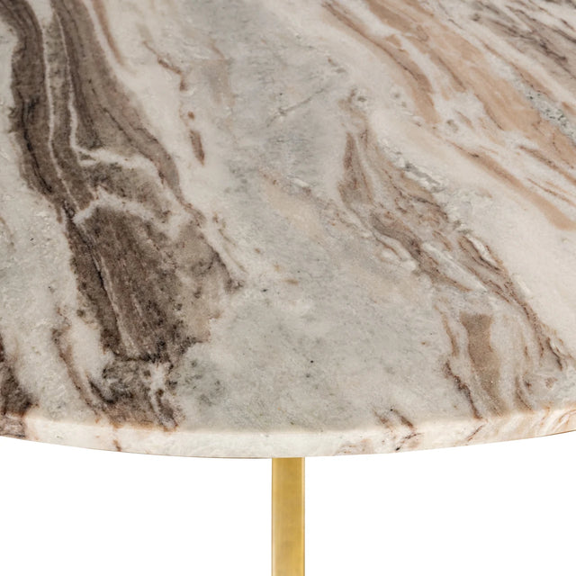 Eettafel Bottega Blush beige 140Ø