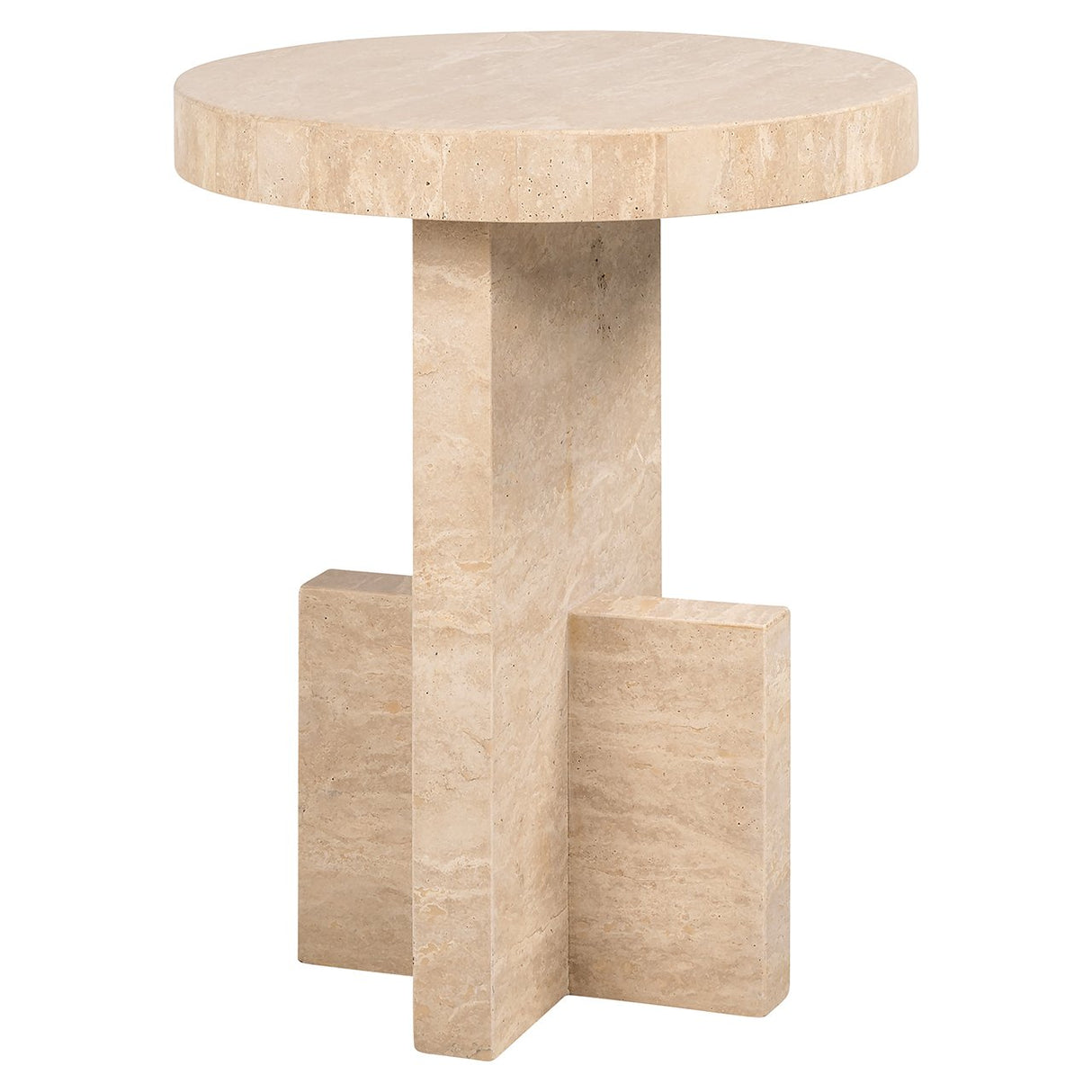 Bijzettafel Biltmore Italian Travertine (Beige) van Richmond Interiors – Luxe comfort op maat van PureWonen. Vraag naar de beste prijs.