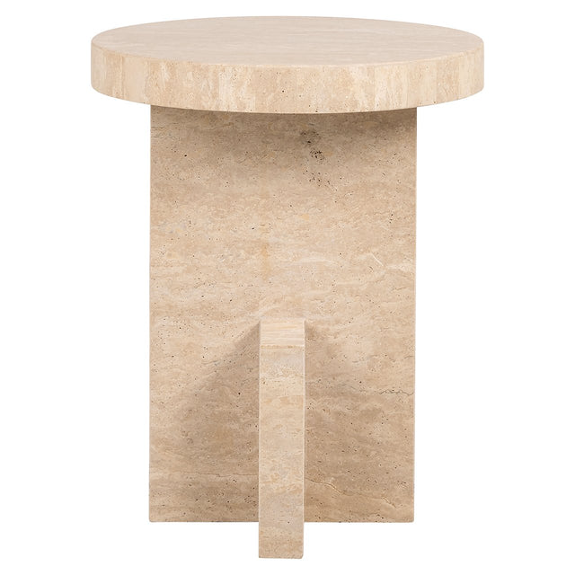 Bijzettafel Biltmore Italian Travertine (Beige) van Richmond Interiors – Luxe comfort op maat van PureWonen. Vraag naar de beste prijs.