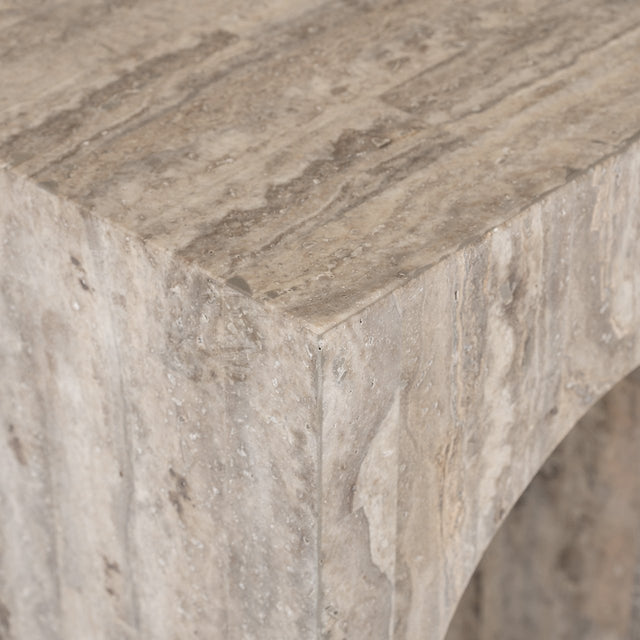 Wandtafel La Rague natural grey travertine (Grey) van Richmond Interiors – Luxe comfort op maat van PureWonen. Vraag naar de beste prijs.