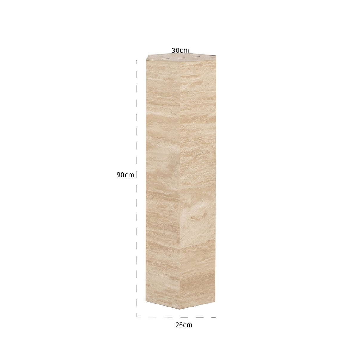 Pilaar Vespin natural beige travertine (Beige) van Richmond Interiors – Luxe comfort op maat van PureWonen. Vraag naar de beste prijs.