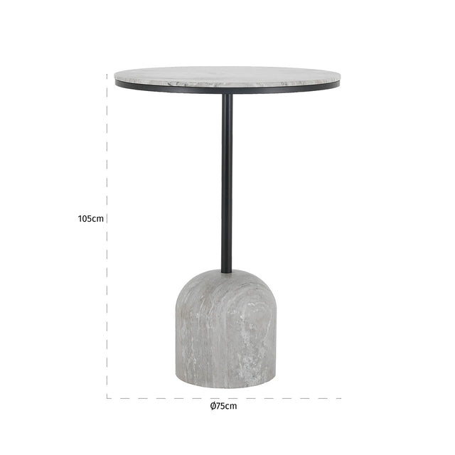 Bartafel Duncan 75Ø (Sand) van Richmond Interiors – Luxe comfort op maat van PureWonen. Vraag naar de beste prijs.