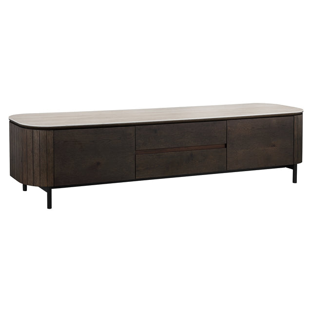 Tv-dressoir Ritz 2-deurs 1-la (Brown) van Richmond Interiors – Luxe comfort op maat van PureWonen. Vraag naar de beste prijs.