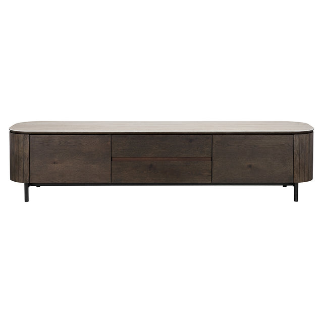 Tv-dressoir Ritz 2-deurs 1-la (Brown) van Richmond Interiors – Luxe comfort op maat van PureWonen. Vraag naar de beste prijs.