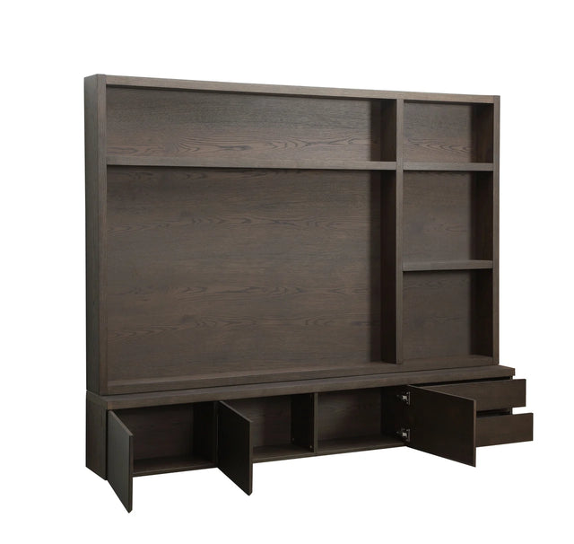 TV-meubel Lachance brown 3-doors 2-drawers