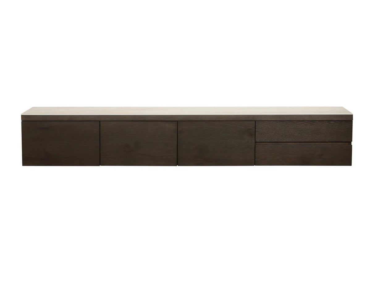 TV-meubel Lachance brown van Richmond Interiors – Luxe comfort op maat van PureWonen. Vraag naar de beste prijs.