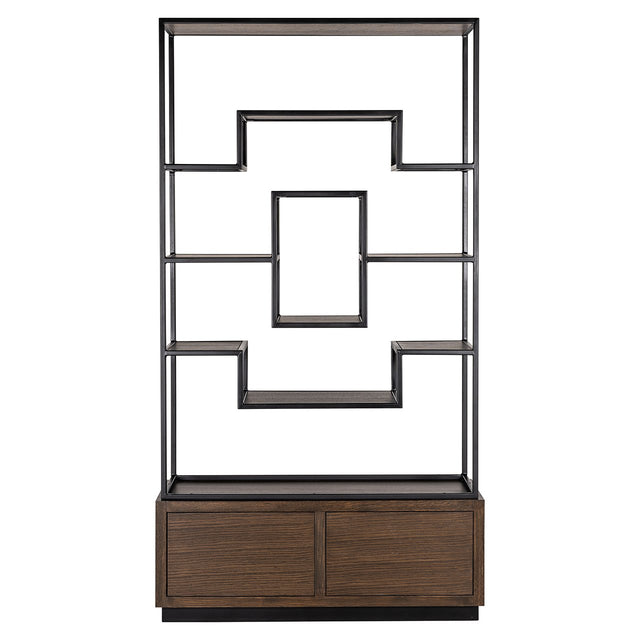 Wandkast Bonvoy brown 2-laden (Brown) van Richmond Interiors – Luxe comfort op maat van PureWonen. Vraag naar de beste prijs.