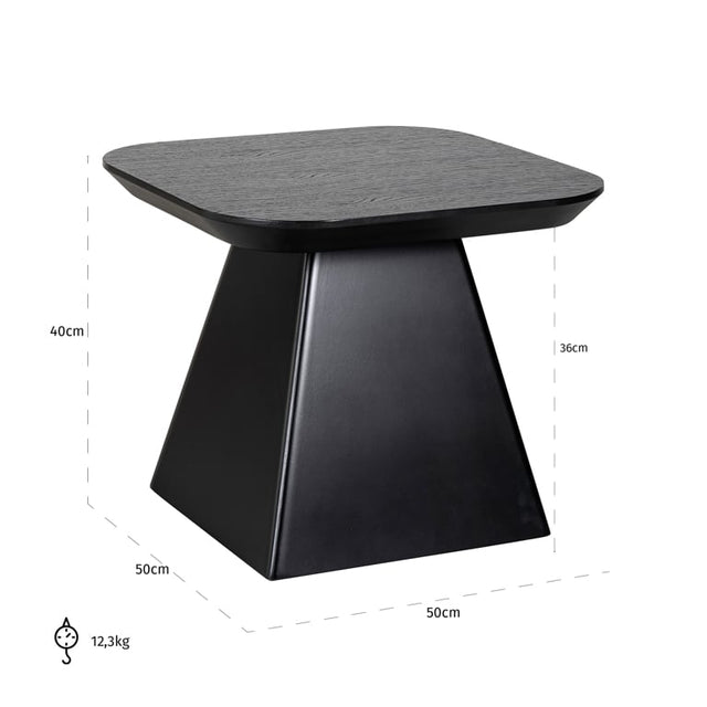 Bijzettafel Bonvoy black (Black) van Richmond Interiors – Luxe comfort op maat van PureWonen. Vraag naar de beste prijs.