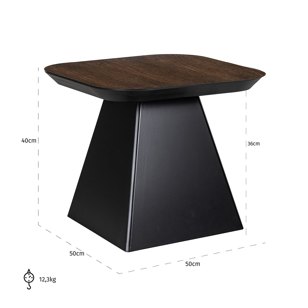 Bijzettafel Bonvoy brown (Brown) van Richmond Interiors – Luxe comfort op maat van PureWonen. Vraag naar de beste prijs.