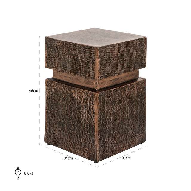 Bijzettafel Nox (Bronze) van Richmond Interiors – Luxe comfort op maat van PureWonen. Vraag naar de beste prijs.