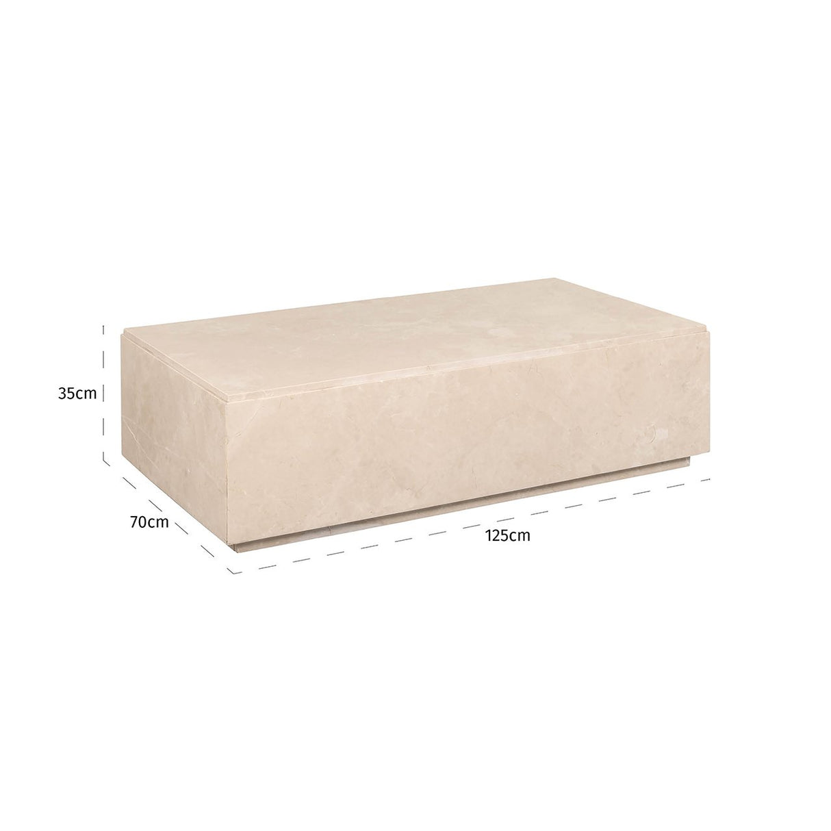 Salontafel Stanford (Beige) van Richmond Interiors – Luxe comfort op maat van PureWonen. Vraag naar de beste prijs.