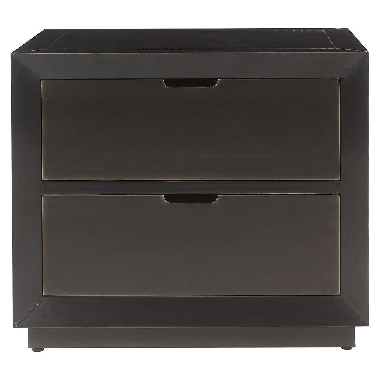 Nachtkastje Dante 2-laden (Brown) van Richmond Interiors – Luxe comfort op maat van PureWonen. Vraag naar de beste prijs.