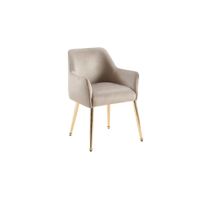 CHAIR MILA VC802A GOLD + TAUPE