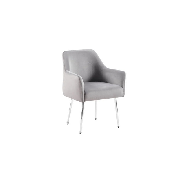 CHAIR MILA VC802A SILVER + GREY
