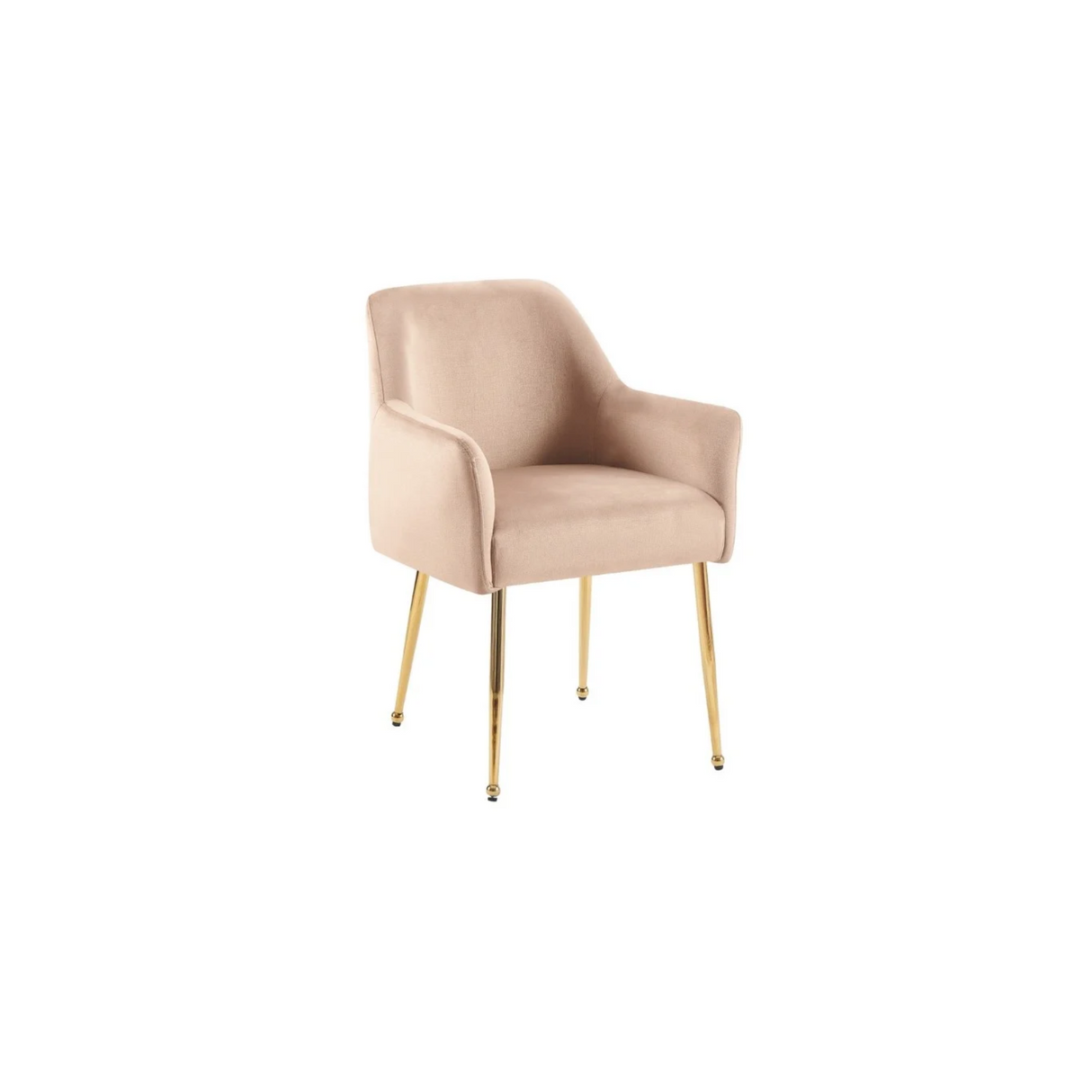CHAIR MILA VC802B GOLD + TAUPE CROCO