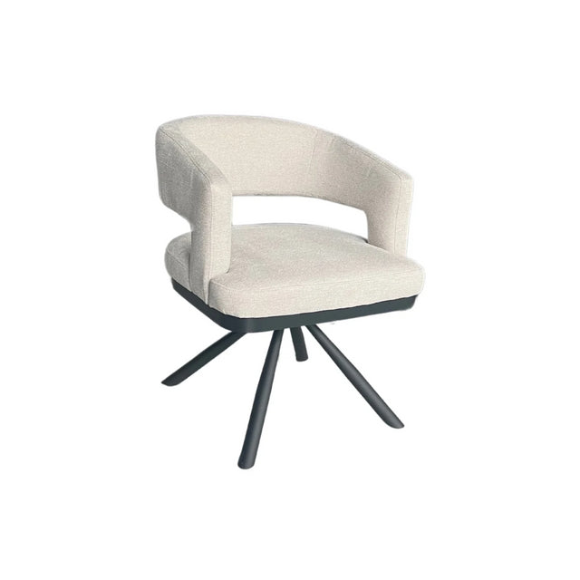 CHAIR ALENYA ZB-5620 BLACK LEGS TAUPE 2110-1