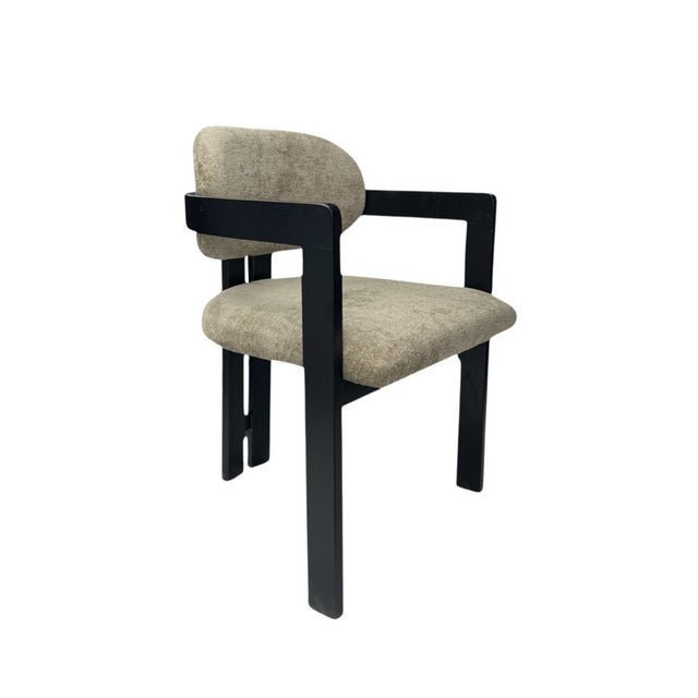 CHAIR DUBAI ZB-5576 BLACK LEGS FY2415-8 BROWN