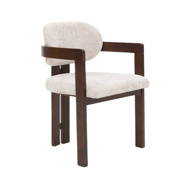 CHAIR DUBAI ZB-5576 BROWN LEGS FY2415-6 TAUPE