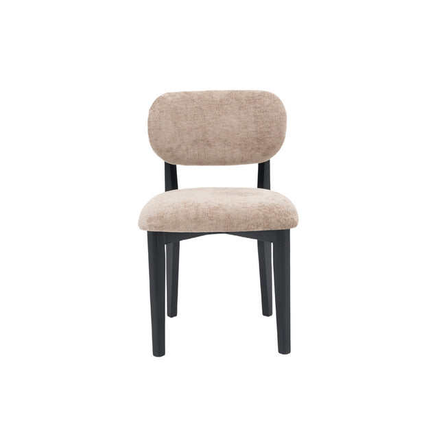 CHAIR SILLA ZB-5684 BLACK LEGS BROWN FY2415-8