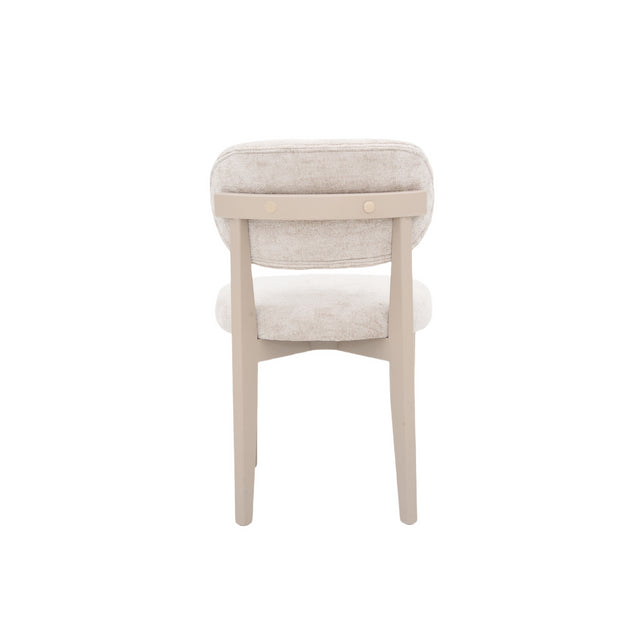 CHAIR SILLA ZB-5684 CHAMPAGNE LEGS TAUPE FY2415-6