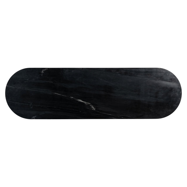 Wandtafel Maddox (Black/gold) van Richmond Interiors – Luxe comfort op maat van PureWonen. Vraag naar de beste prijs.