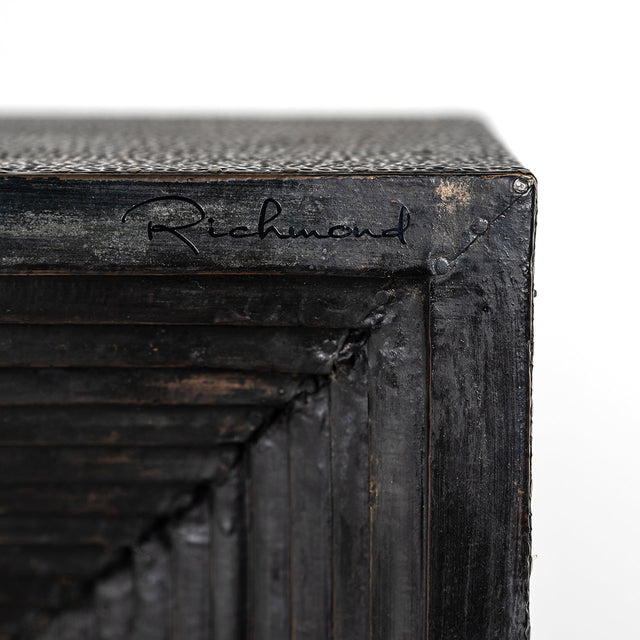 Wandtafel Gizen (Black/gold) van Richmond Interiors – Luxe comfort op maat van PureWonen. Vraag naar de beste prijs.