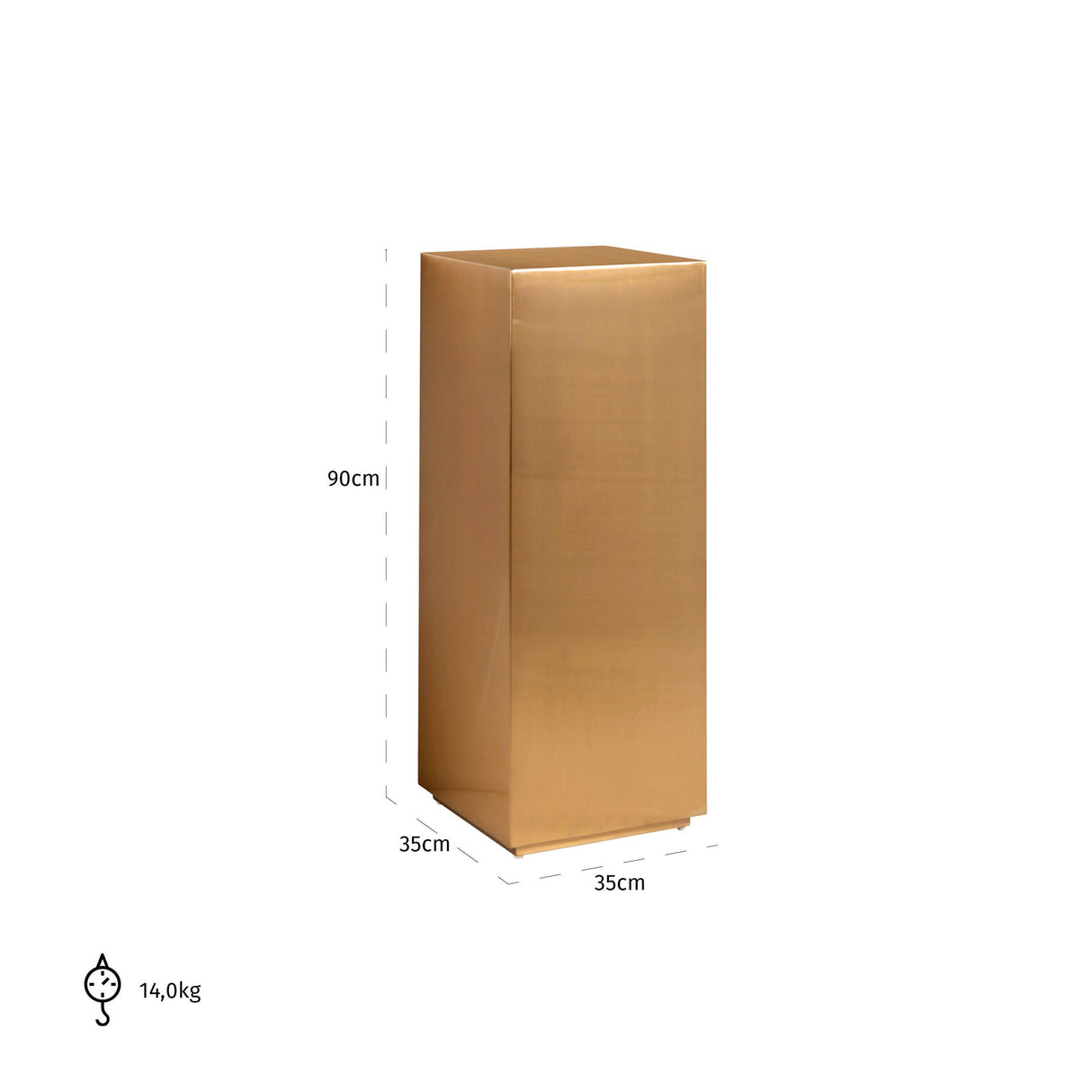 Pilaar Josper (Gold) van Richmond Interiors – Luxe comfort op maat van PureWonen. Vraag naar de beste prijs.
