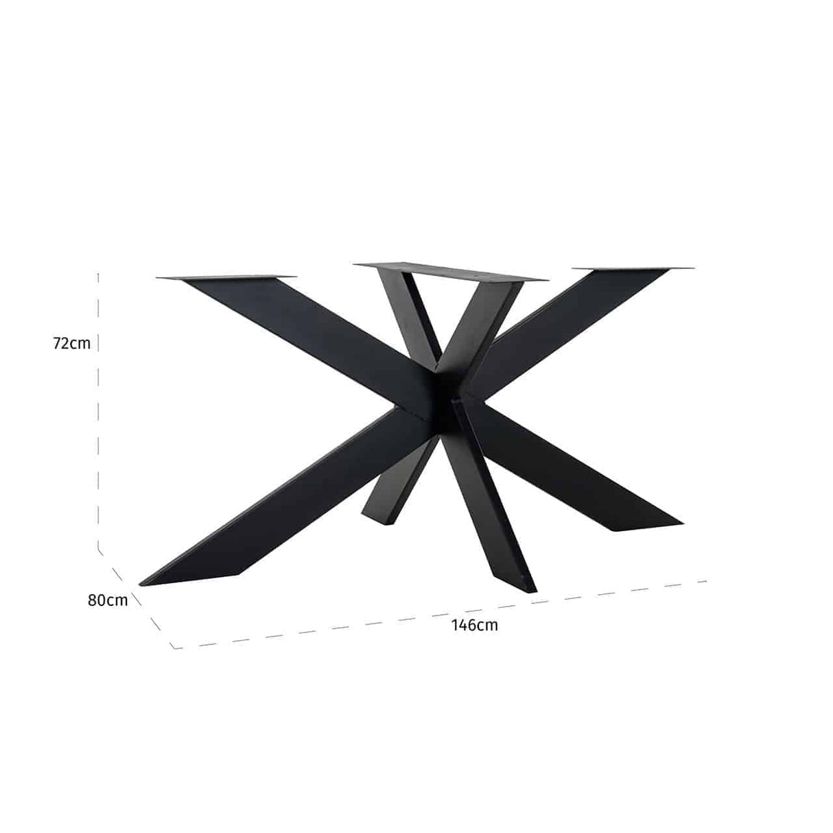 Poot Industrial Oakura Spider (Black) van Richmond Interiors - laagste prijs offerte van PureWonen