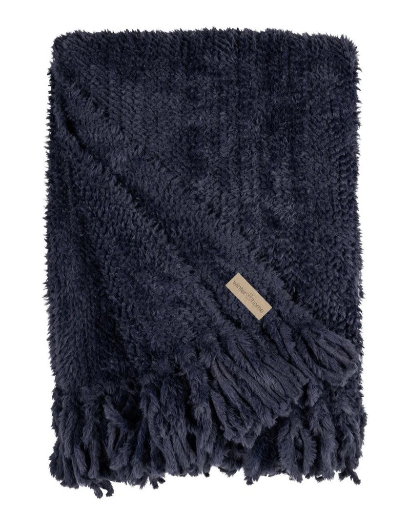Yak Indigo plaid