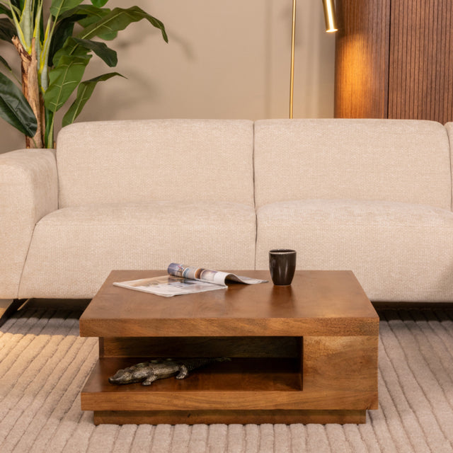 LABEL51 Salontafel Square - Nature - Mangohout - 80 cm van LABEL51 – Luxe comfort op maat van PureWonen. Vraag naar de beste prijs.