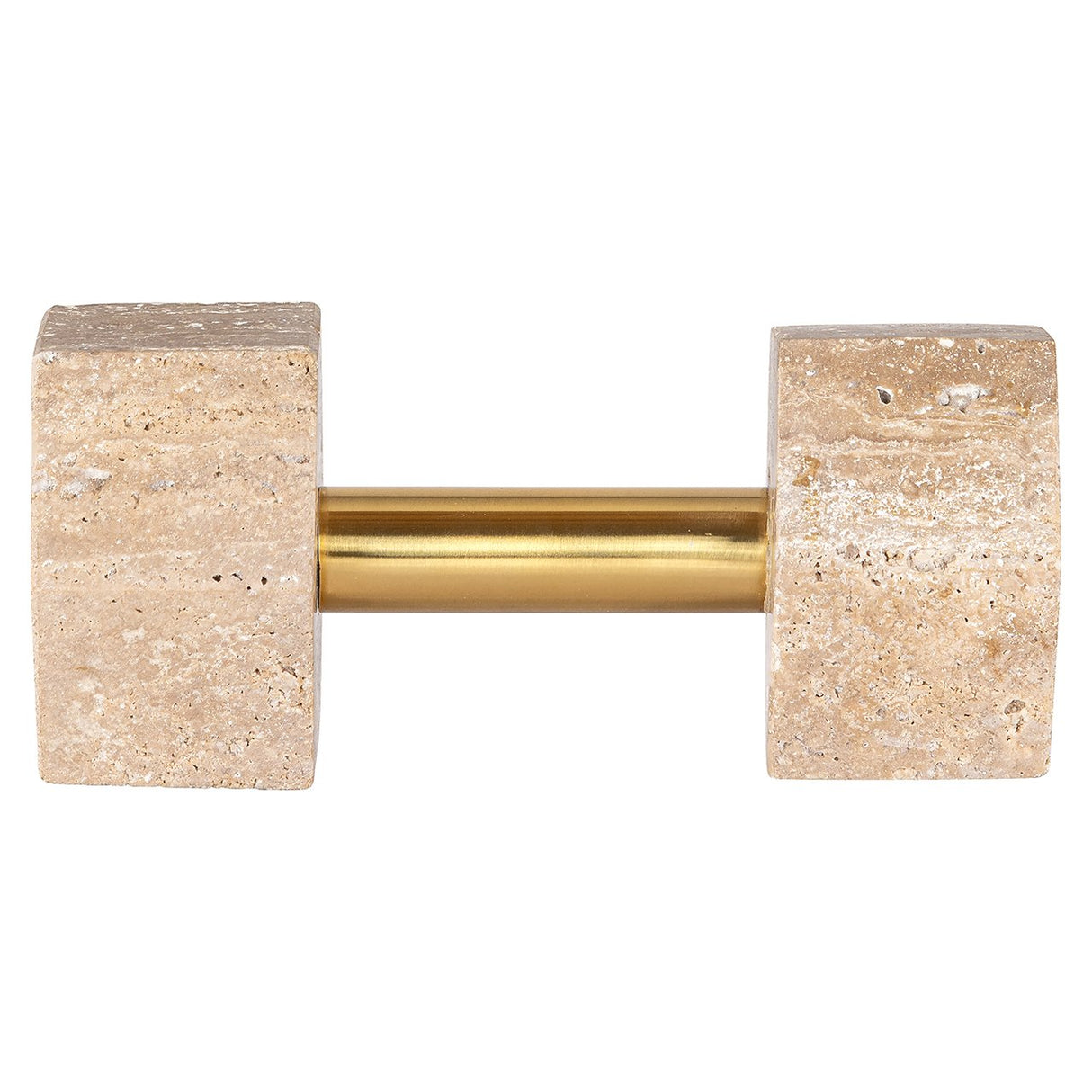 Deco object Dumble beige / shiny brass (Beige) van Richmond Interiors – Luxe comfort op maat van PureWonen. Vraag naar de beste prijs.