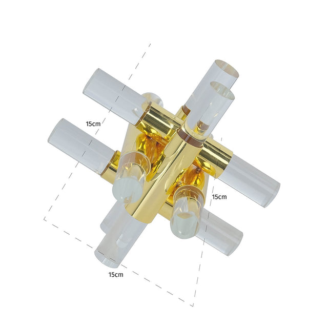 Deco object Raniya (Gold) van Richmond Interiors – Luxe comfort op maat van PureWonen. Vraag naar de beste prijs.