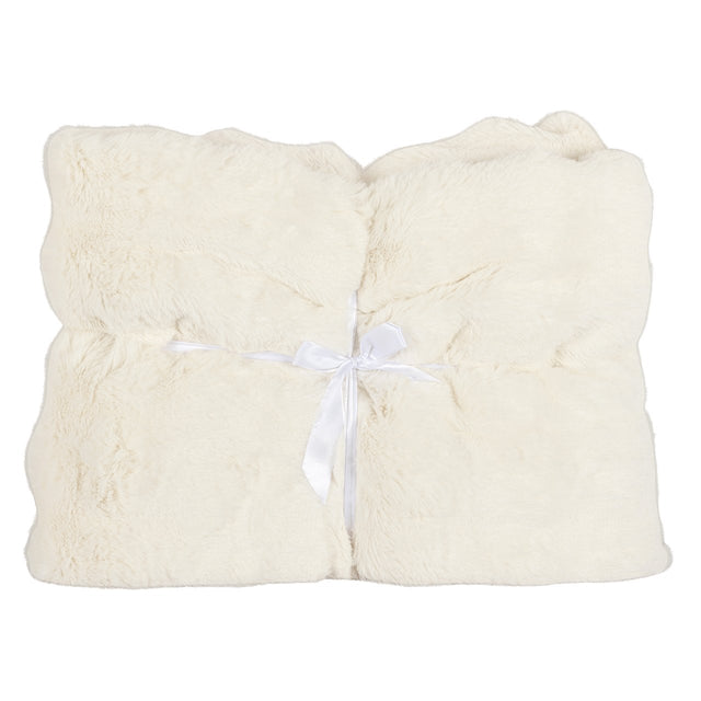 Furry Blanket Nassim (White) van Richmond Interiors – Luxe comfort op maat van PureWonen. Vraag naar de beste prijs.