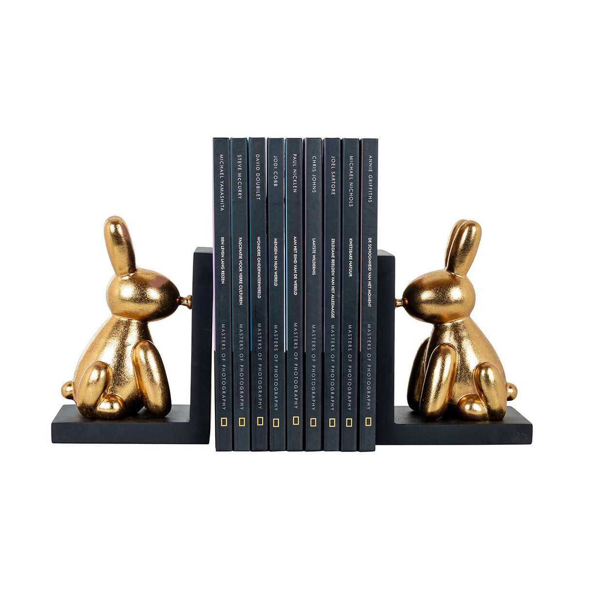 Boekenstandaard Cony (Black/gold) van Richmond Interiors - laagste prijs offerte van PureWonen