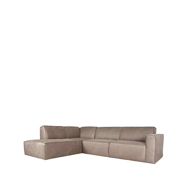 LABEL51 Hoekbank Kay - Taupe - Microfiber - Links van LABEL51 – Luxe comfort op maat van PureWonen. Vraag naar de beste prijs.