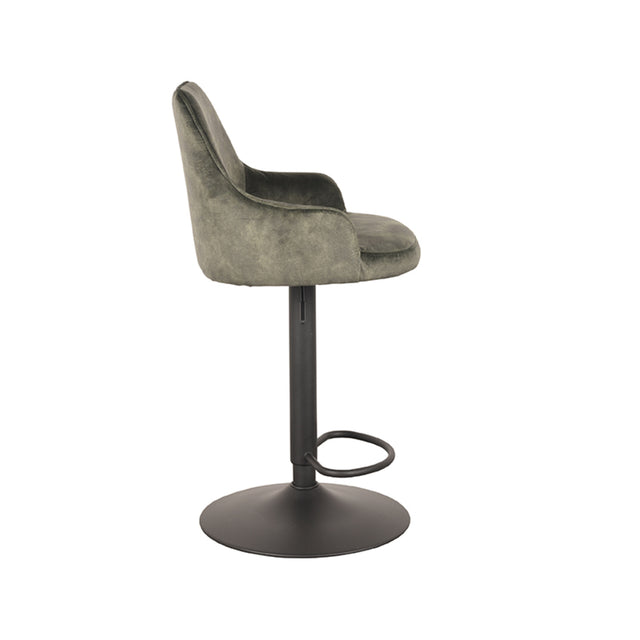 LABEL51 Barkruk Fender - Hunter - Velours - Gaslift van LABEL51 – Luxe comfort op maat van PureWonen. Vraag naar de beste prijs.