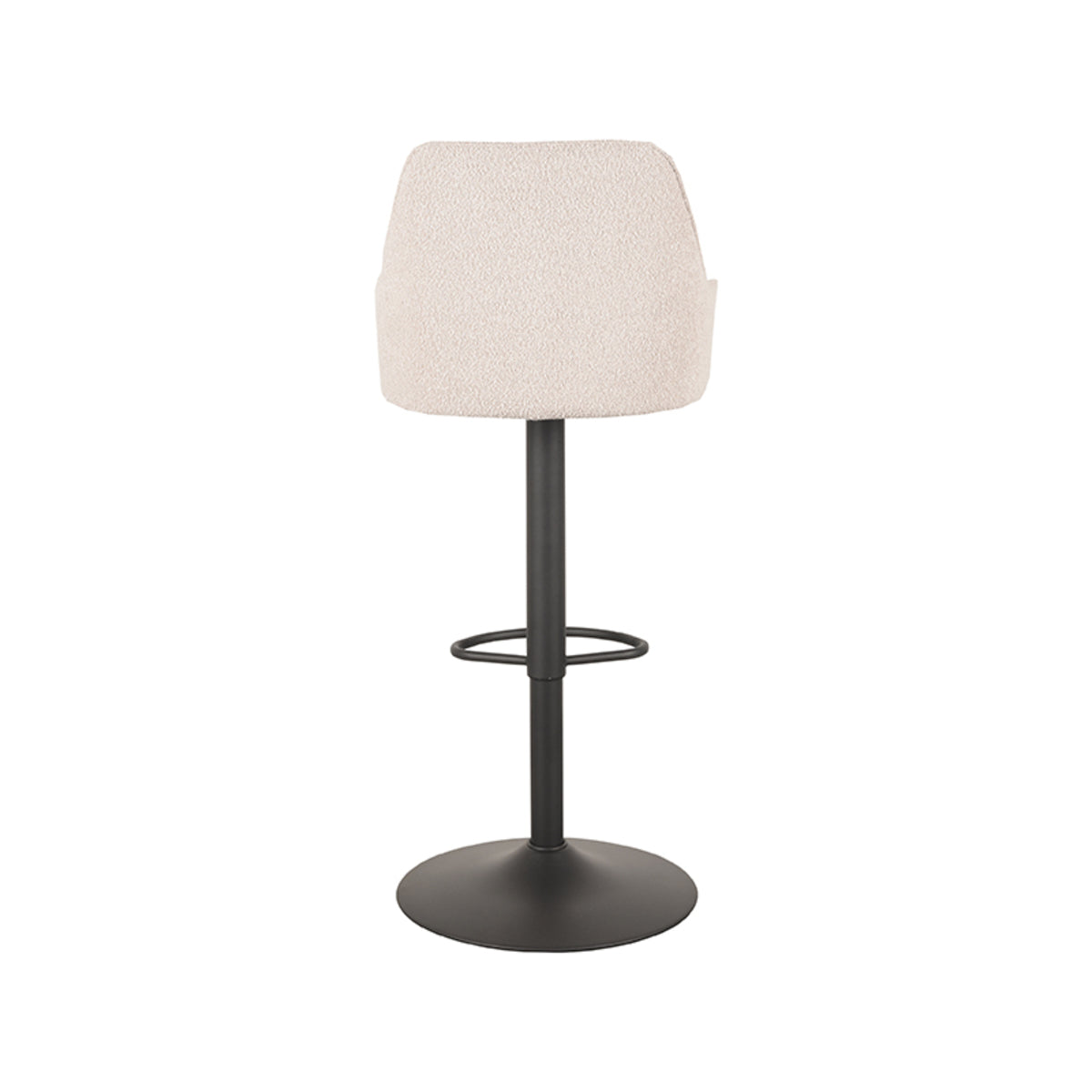 LABEL51 Barkruk Fender - Naturel - Boucle - Gaslift van LABEL51 – Luxe comfort op maat van PureWonen. Vraag naar de beste prijs.