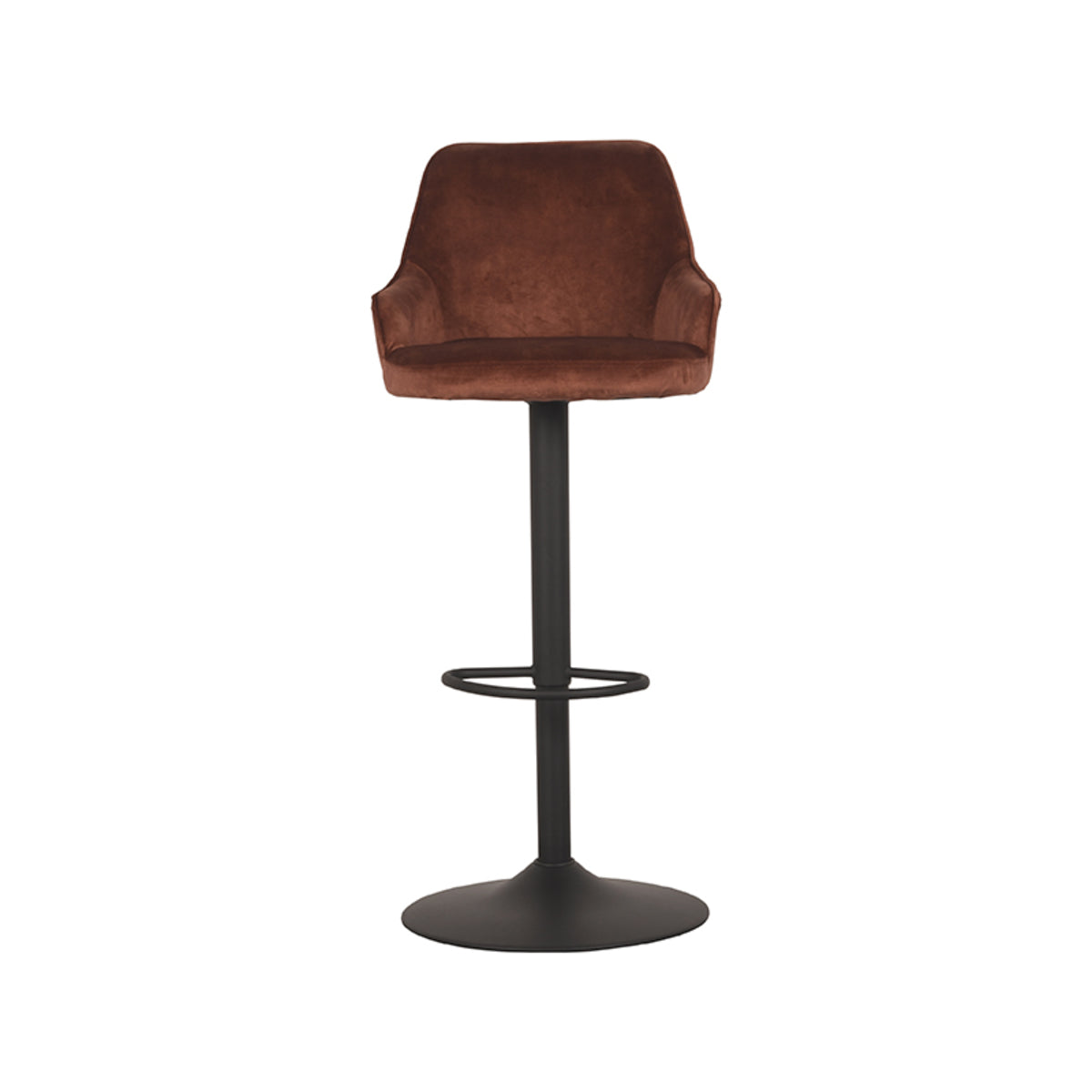 LABEL51 Barkruk Fender - Rust - Velours - Gaslift van LABEL51 - laagste prijs offerte van PureWonen