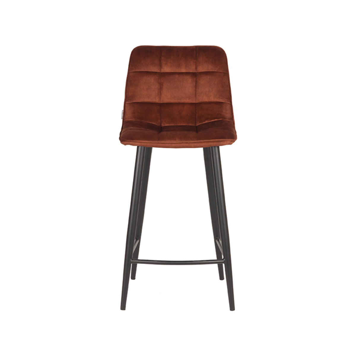 LABEL51 Barkruk Jelt - Rust - Velours - Zithoogte 65 van LABEL51 – Luxe comfort op maat van PureWonen. Vraag naar de beste prijs.
