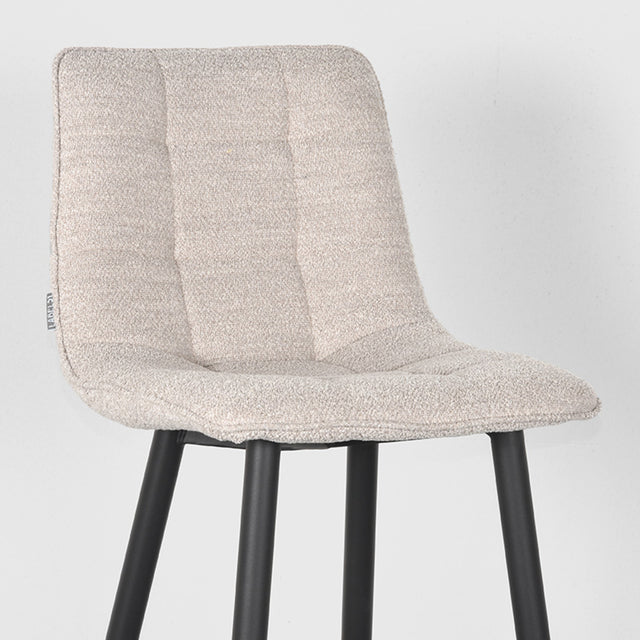 LABEL51 Barkruk Jelt - Naturel - Boucle - Zithoogte 78 van LABEL51 – Luxe comfort op maat van PureWonen. Vraag naar de beste prijs.